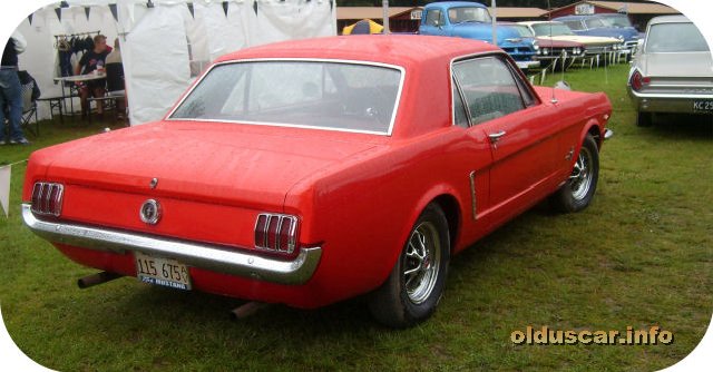 1965 Ford Mustang Hardtop Coupe back 1